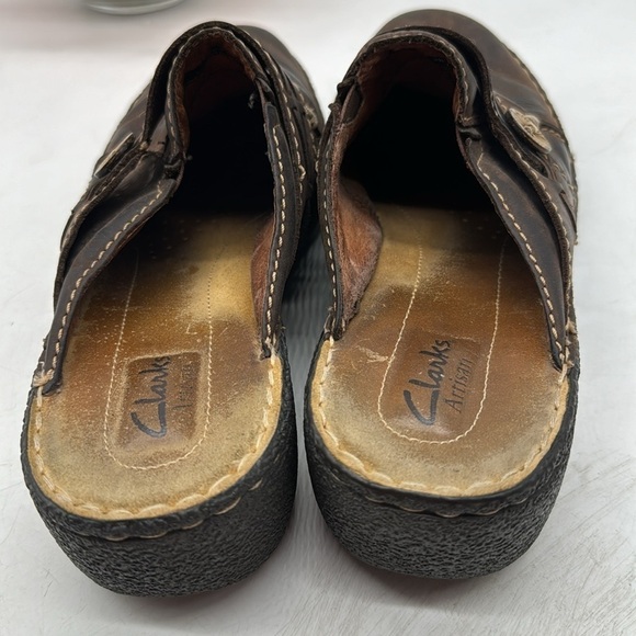 Clarks Artisan Dark Brown Slip On Mule Size 9 CM5456C - Picture 3 of 7